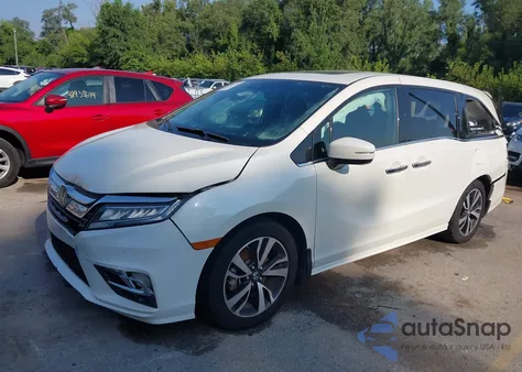 2018 Honda Odyssey Elite from USA, damaged, VIN 5FNRL6H99JB053576